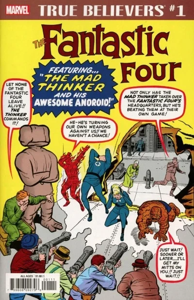 True Believers: Fantastic Four: The Mad Thinker and His Awesome Android! (2018) - Series 