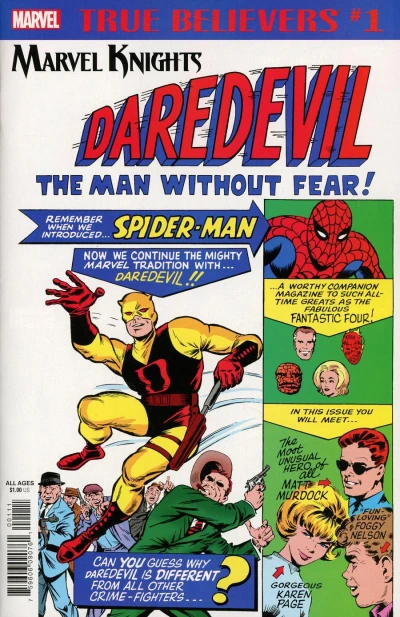 True Believers: Marvel Knights 20th Anniversary: Daredevil by Stan Lee & Bill Everett (2018) - Series 