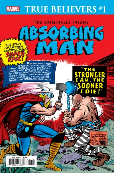 True Believers: The Criminally Insane: Absorbing Man (2020) - Series 