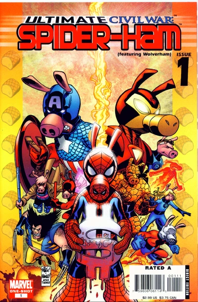 Ultimate Civil War: Spider-Ham (2007) - Series 