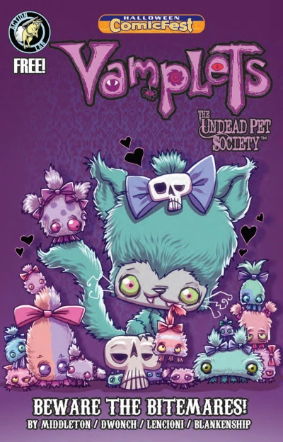 Vamplets: The Undead Pet Society Halloween ComicFest Mini-Comic (2014) - Series 