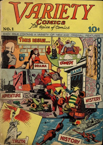 Variety Comics (1944) - Series 