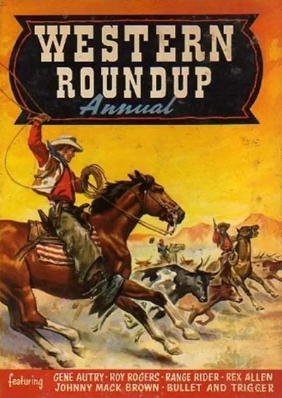 Western Roundup Annual (Hardcover, 1957) - Series 
