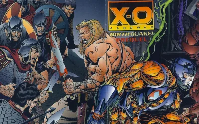 X-O Manowar: Birthquake Prequel (1995) - Series 