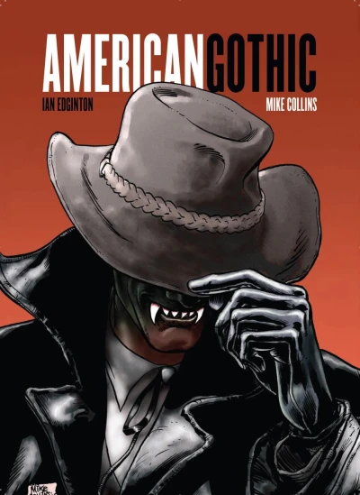 Background for "2000 AD" American Gothic