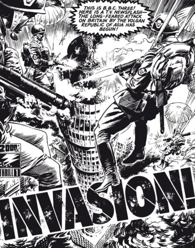 Background for "2000 AD" Invasion!