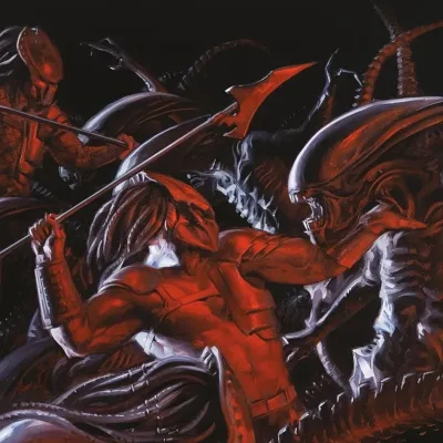 Cover art for "Aliens/Predator/Prometheus" Life and Death