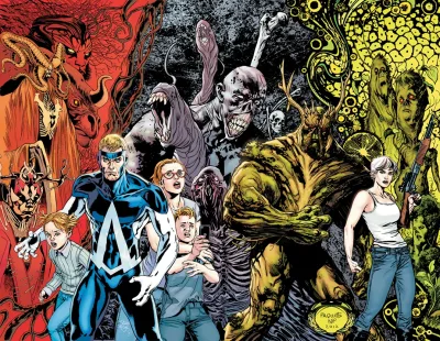 Background for "Animal Man/Swamp Thing" Rotworld