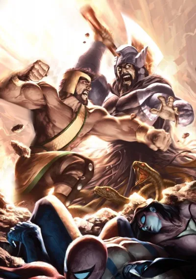 Background for Assault on New Olympus