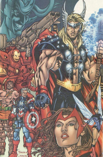 Background for Avengers Reborn