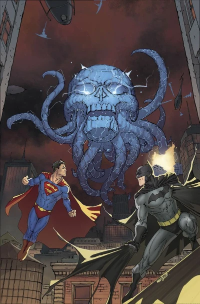 Background for "Batman/Superman" Planet Brainiac