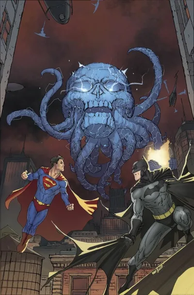 Background for "Batman/Superman" Planet Brainiac
