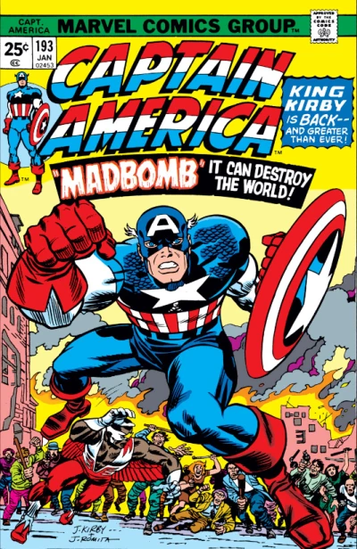 Background for "Captain America" Madbomb