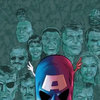 Cover art for Captain America No More