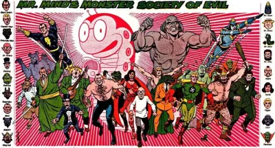 Background for "Captain Marvel Adventures" The Monster Society of Evil