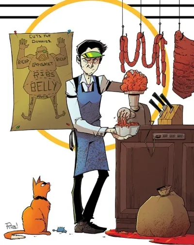 Background for "Chew" Sour Grapes