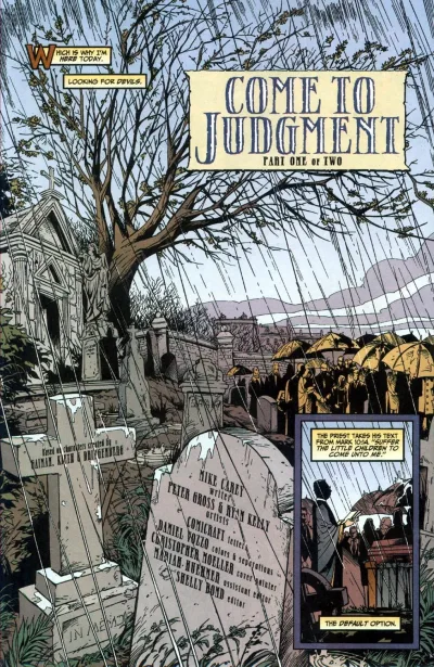 Background for Come to Judgment