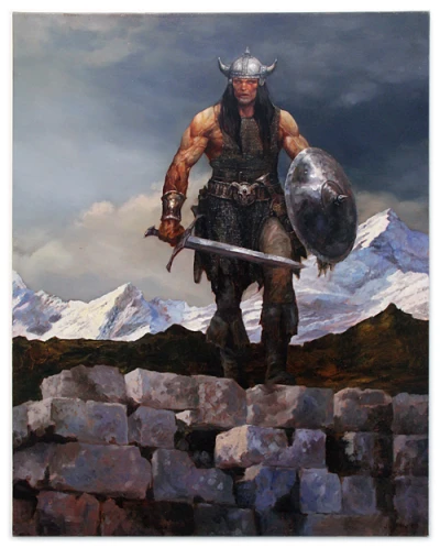 Background for "Conan the Cimmerian" Kozaki