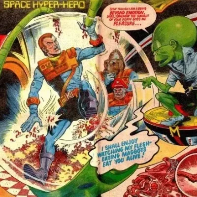 Cover art for "Dan Dare" Hollow World