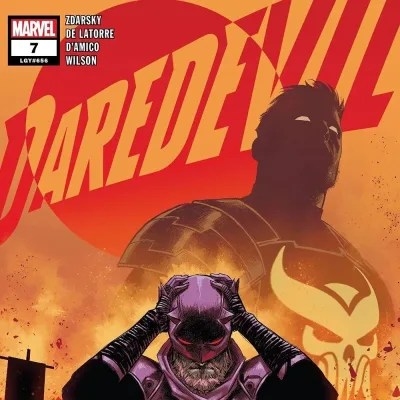 Cover art for "Daredevil" The Red Fist Saga