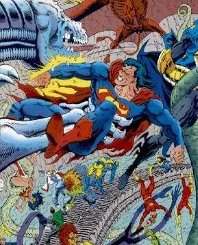 Background for "DC Annuals" Bloodlines