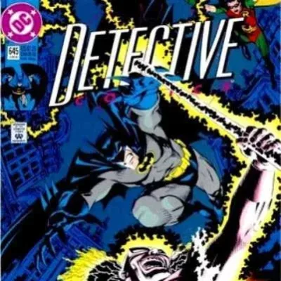 Cover art for "Detective Comics" Electric City