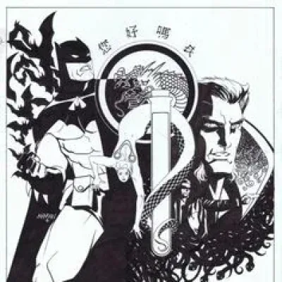 Cover art for "Detective Comics" Evolution