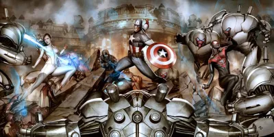 Background for Divided We Fall (Ultimate Comics)