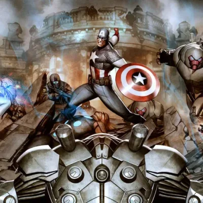 Cover art for Divided We Fall (Ultimate Comics)
