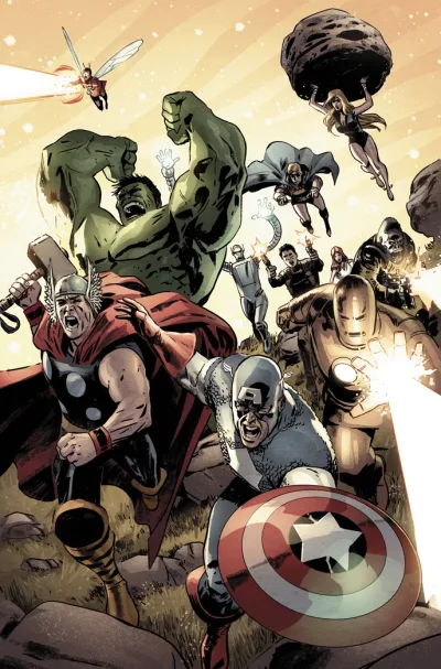 Background for Earth's Mightiest Super Heroes