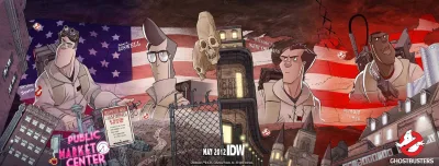 Background for "Ghostbusters" Haunted America
