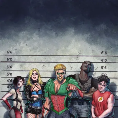 Cover art for "Green Arrow" Emerald Outlaw