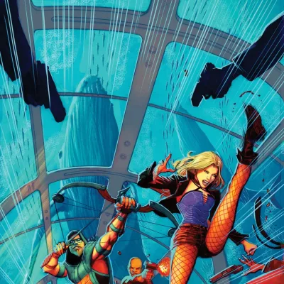 Cover art for "Green Arrow" Murder on the Empire Express
