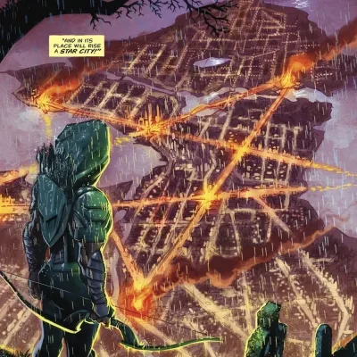Cover art for "Green Arrow" The Rise of Star City
