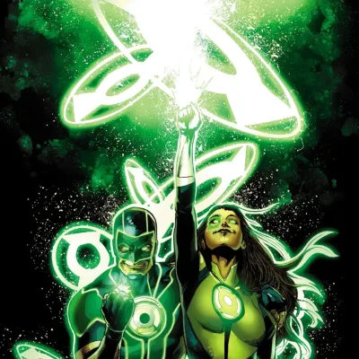Cover art for "Green Lanterns" Family Matters