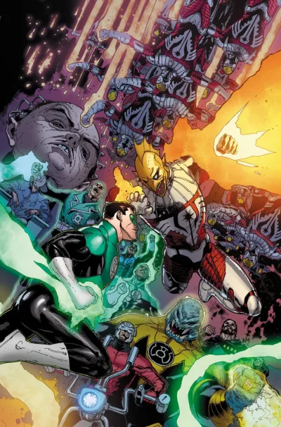 Background for "Hal Jordan and the Green Lantern Corps" Darkstars Rising