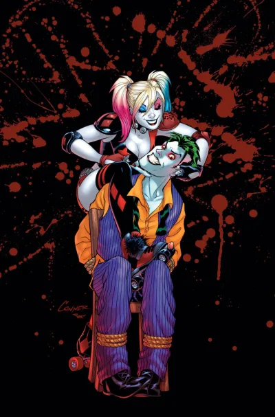 Background for "Harley Quinn" Joker Loves Harley