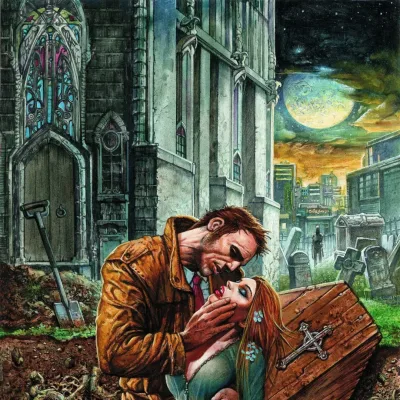 Cover art for "Hellblazer" Hooked