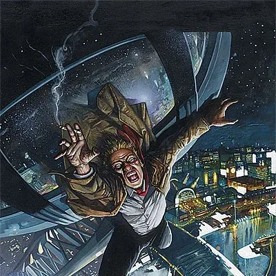 Cover art for "Hellblazer" Sectioned