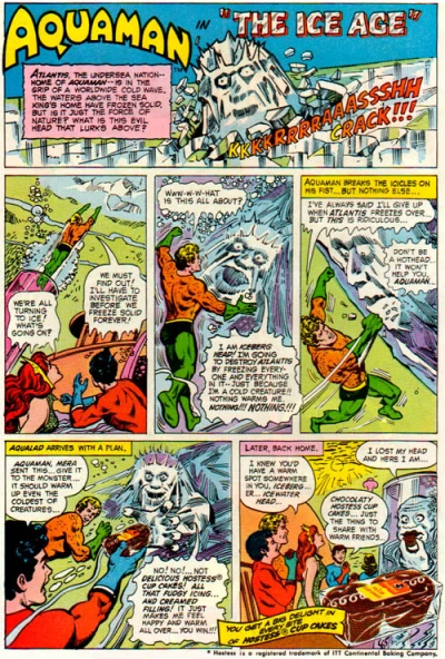 Background for "Hostess" Aquaman