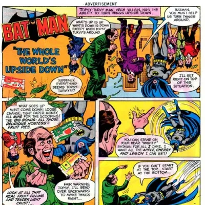 Cover art for "Hostess" Batman