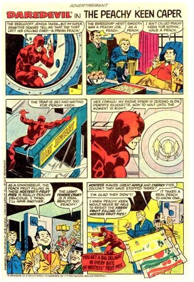 Background for "Hostess" Daredevil