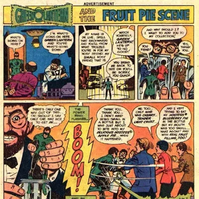 Cover art for "Hostess" Green Lantern