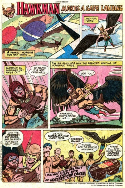 Background for "Hostess" Hawkman