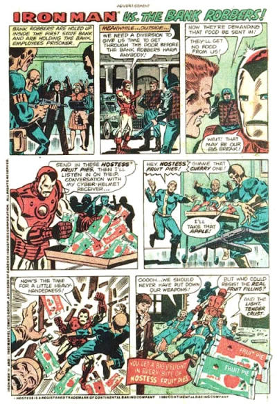 Background for "Hostess" Iron Man
