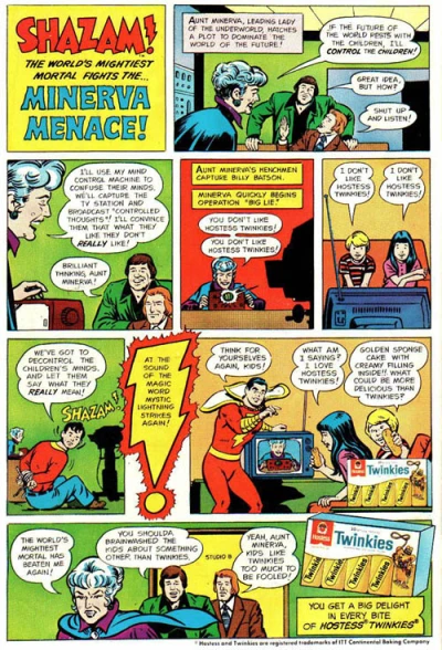 Background for "Hostess" Shazam!