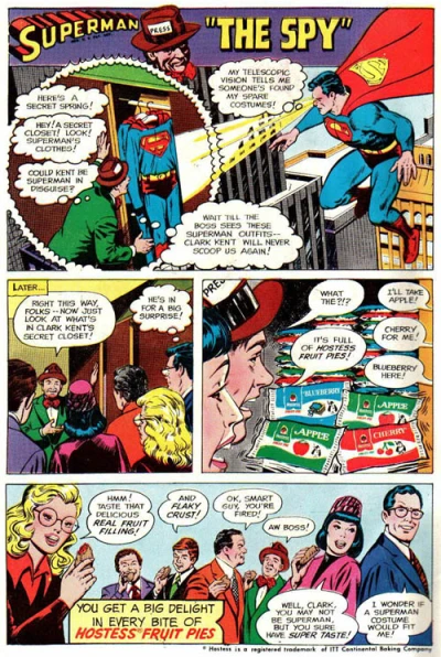 Background for "Hostess" Superman