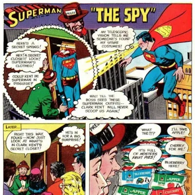 Cover art for "Hostess" Superman