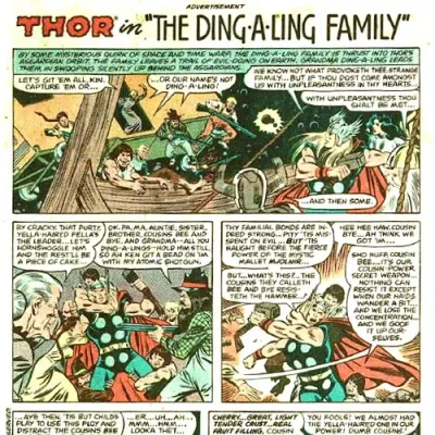 Cover art for "Hostess" Thor