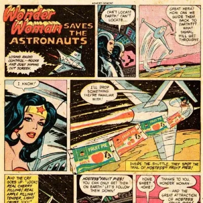 Cover art for "Hostess" Wonder Woman